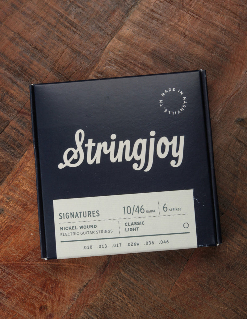 Stringjoy Signatures Classic Light Gauge (10-46) Nickel Wound Electric Guitar Strings