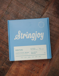 Stringjoy Orbiters Medium Gauge (11-50) Coated Nickel Wound Electric Guitar Strings