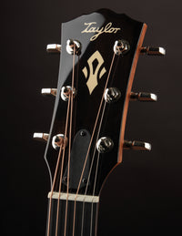 Peghead of a Taylor 712e Gold Label