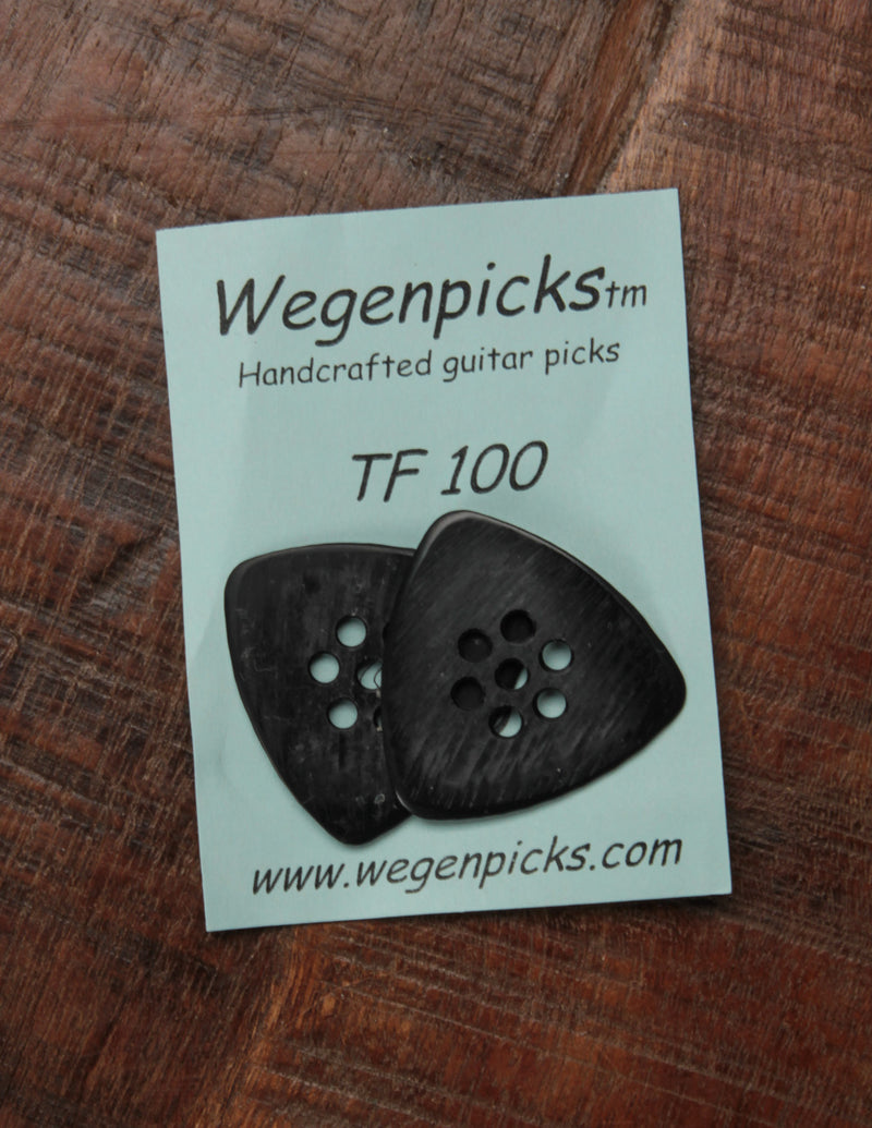 Wegen TF 100 Pick 1.0mm/Black (2-pack)