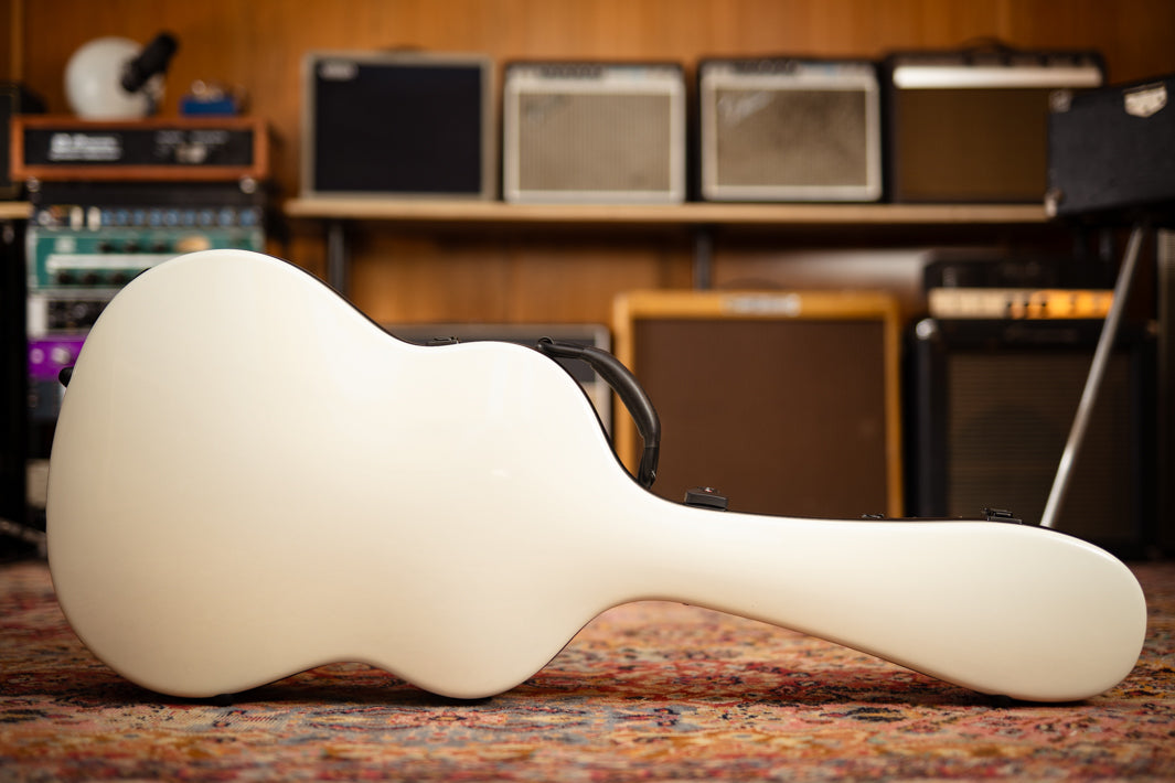 TKL Voyager Dreadnought 14-Fret Carbon Fiber Case - Pearl Glacier White