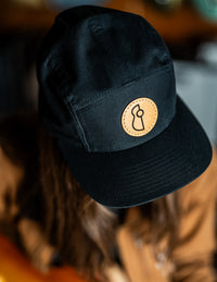TME 5-Panel Logo Patch Hat (Black)