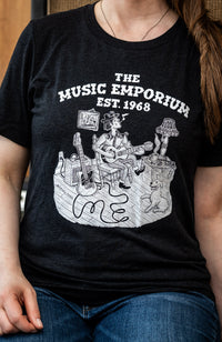 TME Triblend Shirt Black Heather Dan Blakeslee Guitarist (Unisex)