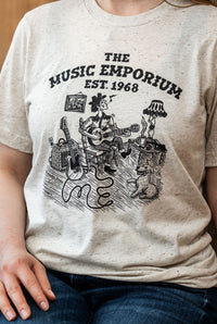 TME Triblend Shirt Oatmeal Dan Blakeslee Guitarist (Unisex)