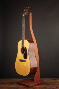 Zither Guitar Stand Mahogany TME Logo