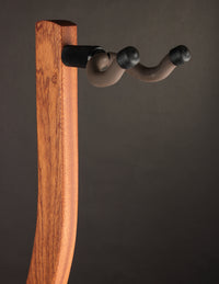 Zither Guitar Stand Mahogany TME Logo