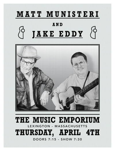 SOLD OUT! Matt Munisteri & Jake Eddy In Concert (April 4th, 2024)