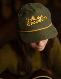 The Music Emporium Rope Hat (Green/Amber Gold)