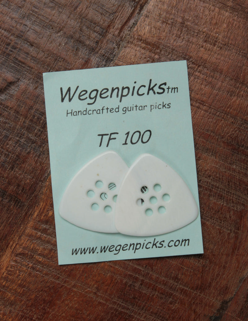 Wegen TF 100 Pick 1.0mm/White (2-pack)