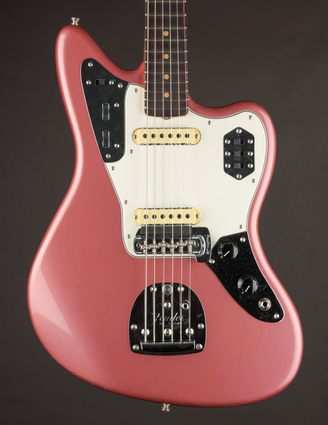 Fender Custom Shop 1963 Jaguar Aged Burgundy Mist Metallic/Journeyman (USED, 2024)