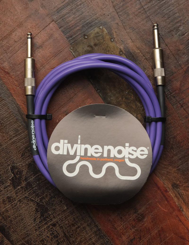 Divine Noise 10 Ft ST-ST Cable, Purple