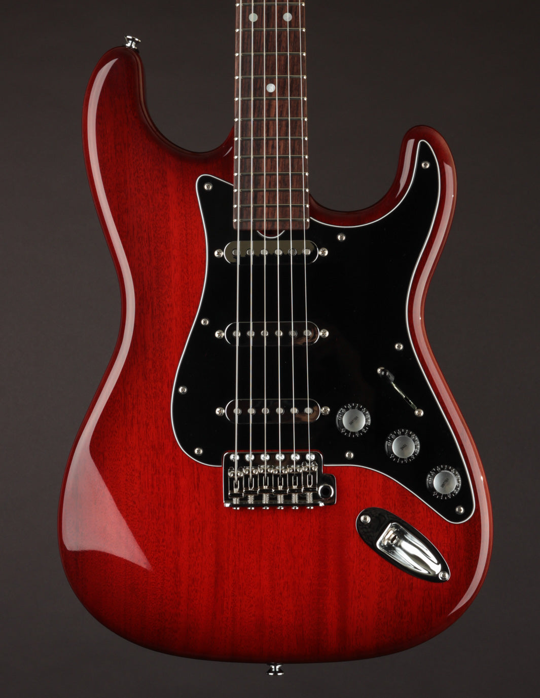 Grosh NOS Retro GS-100 Vintage Red Burst