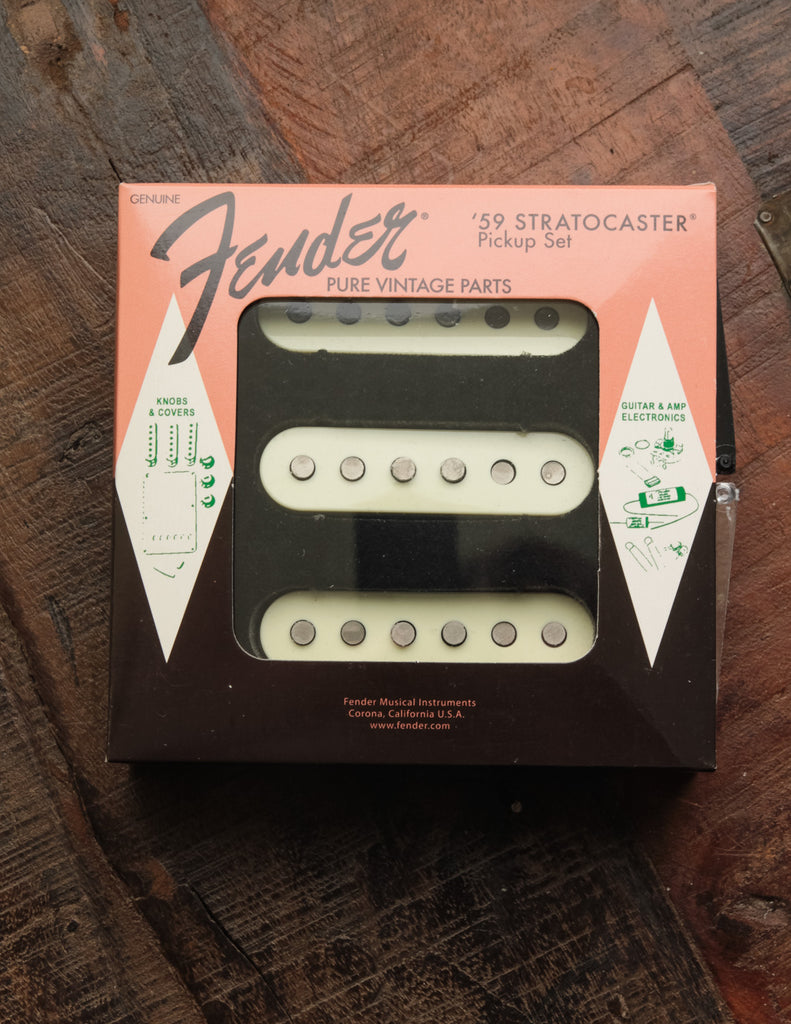 Fender Pure Vintage '59 Strat Pickups, Vintage White (Set)