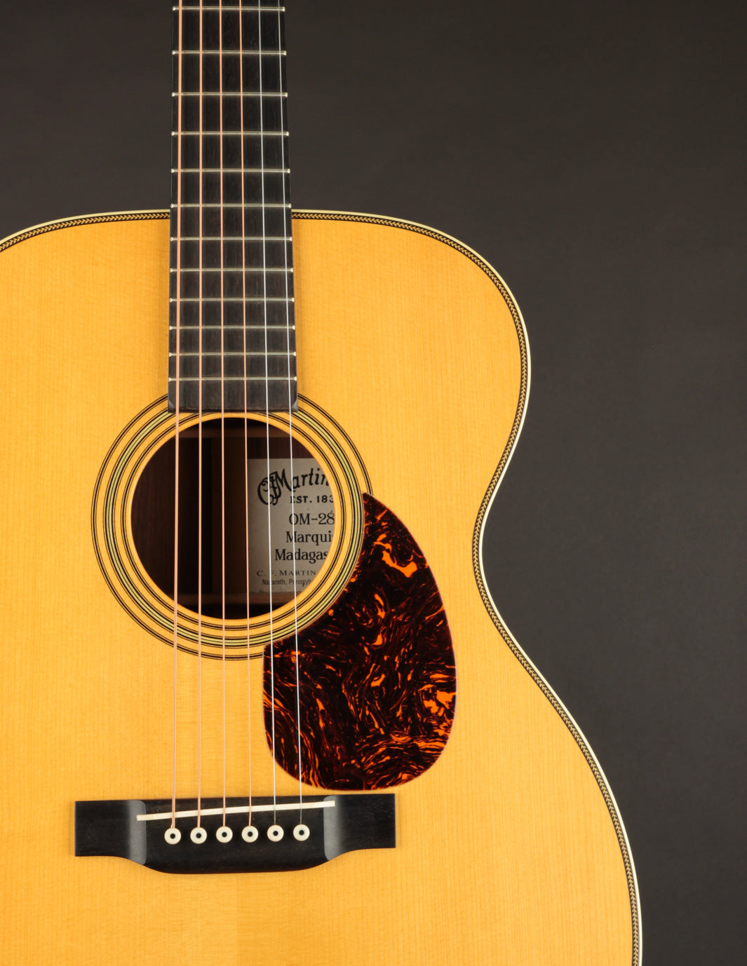 2007 Martin OM-28 Marquis Madagascar at The Music Emporium