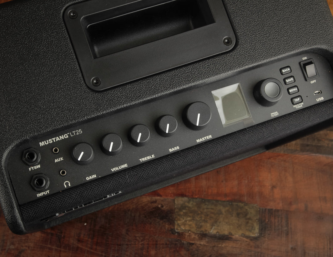 FenderMustang LT25、behringer ULTRAL Fender Mustang LT25 25W 1x8 Guitar Combo Amp Black | Guitar