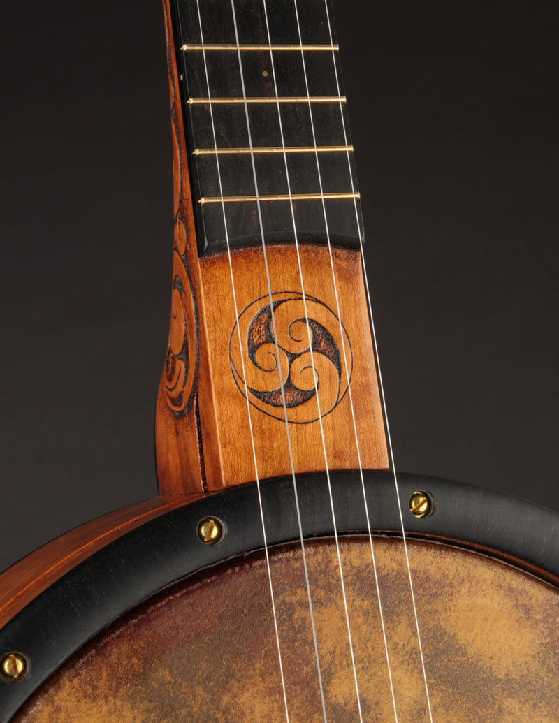 Carolina Banjo Company 11" Figured Cherry Custom w/Carved Heel
