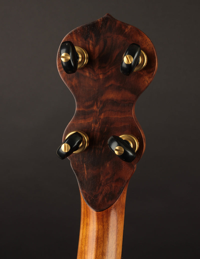 Carolina Banjo Company 11" Figured Cherry Custom w/Tree Carvings