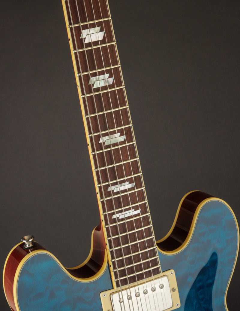 Collings I-35 Deluxe Quilt Sapphire Blue