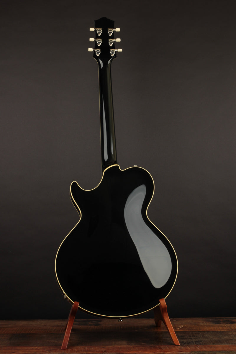Collings I35 Deluxe Carved Top - Jet Black - Gold Hardware - Ebony  Fingerboard