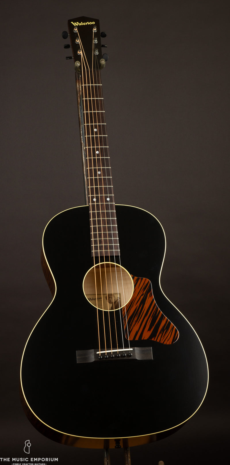 Waterloo WL-12 Aged Jet Black Top / Stained Back & Sides