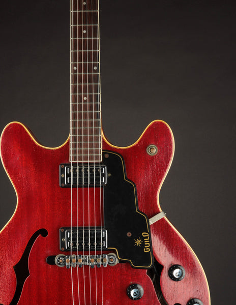 1967 Guild Starfire IV Cherry: Vintage Electric Guitar at The