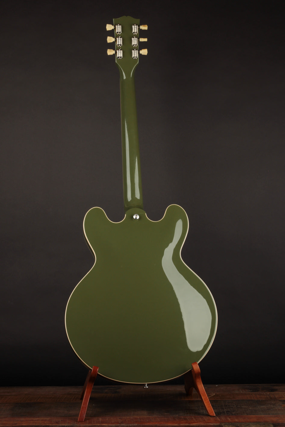 Used 2021 Gibson ES-335 Olive Drab | The Music Emporium