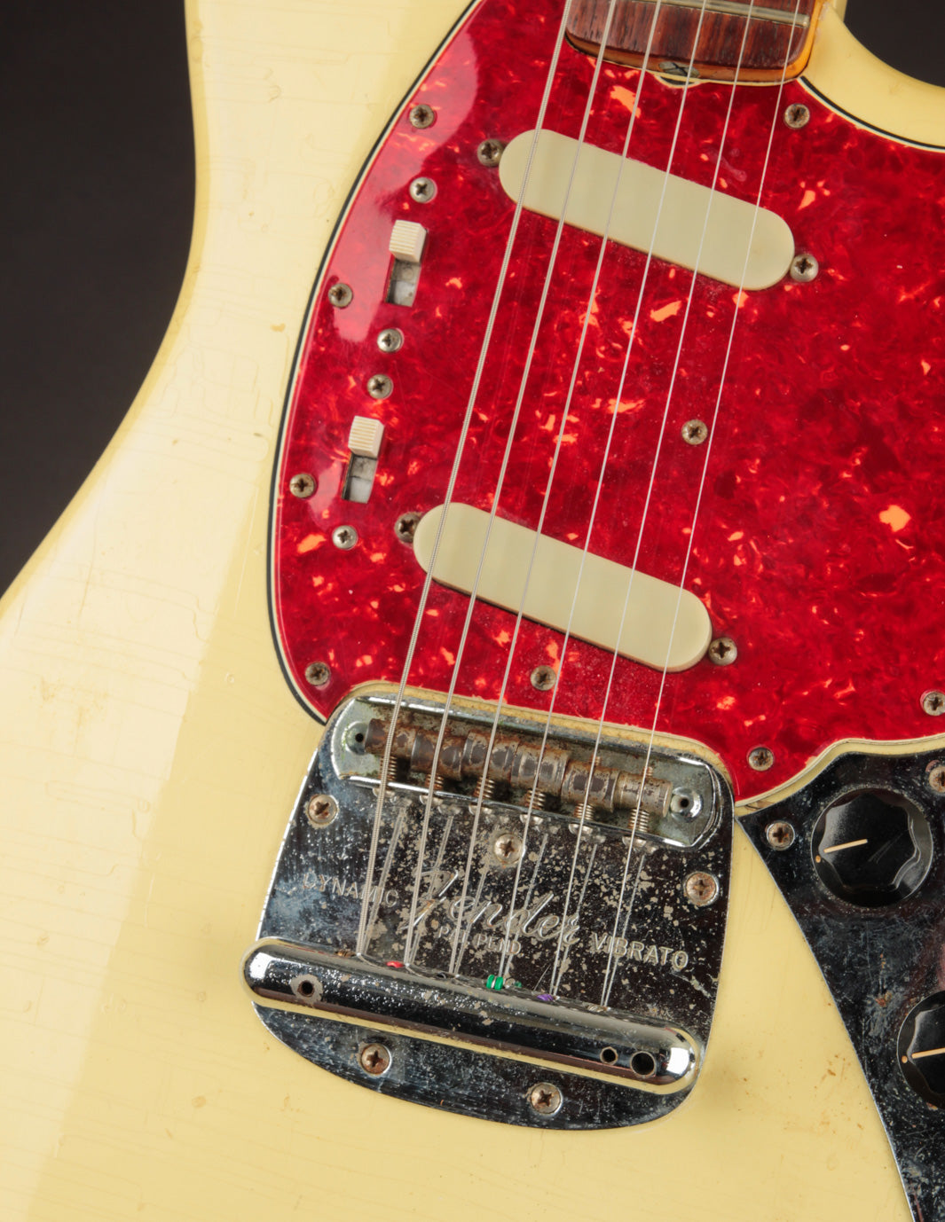 1965 Fender Mustang Olympic White | The Music Emporium