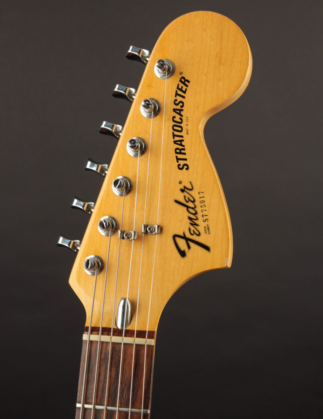 1977 Fender Stratocaster Hardtail, Black | The Music Emporium