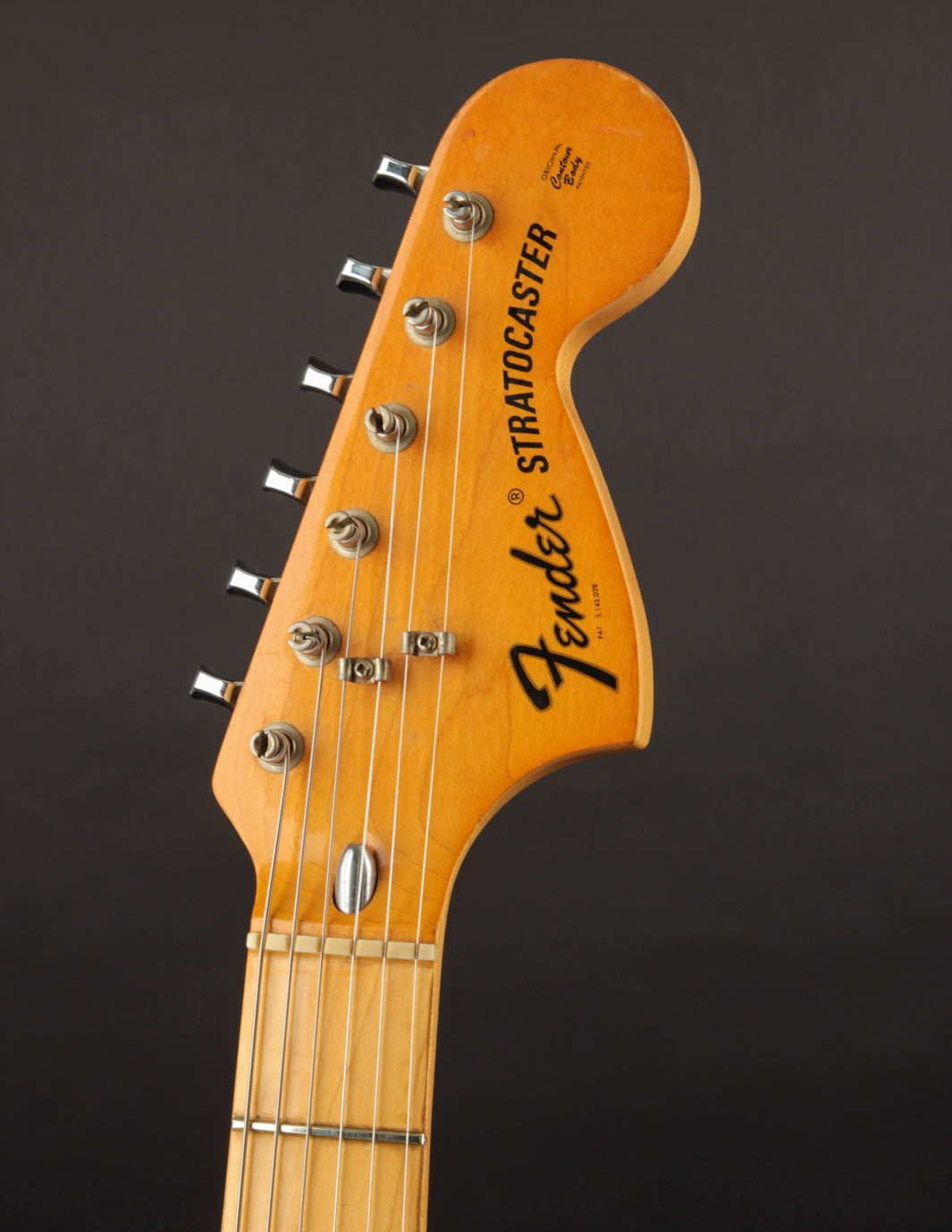 75 Fender Stratocaster: Natural at The Music Emporium