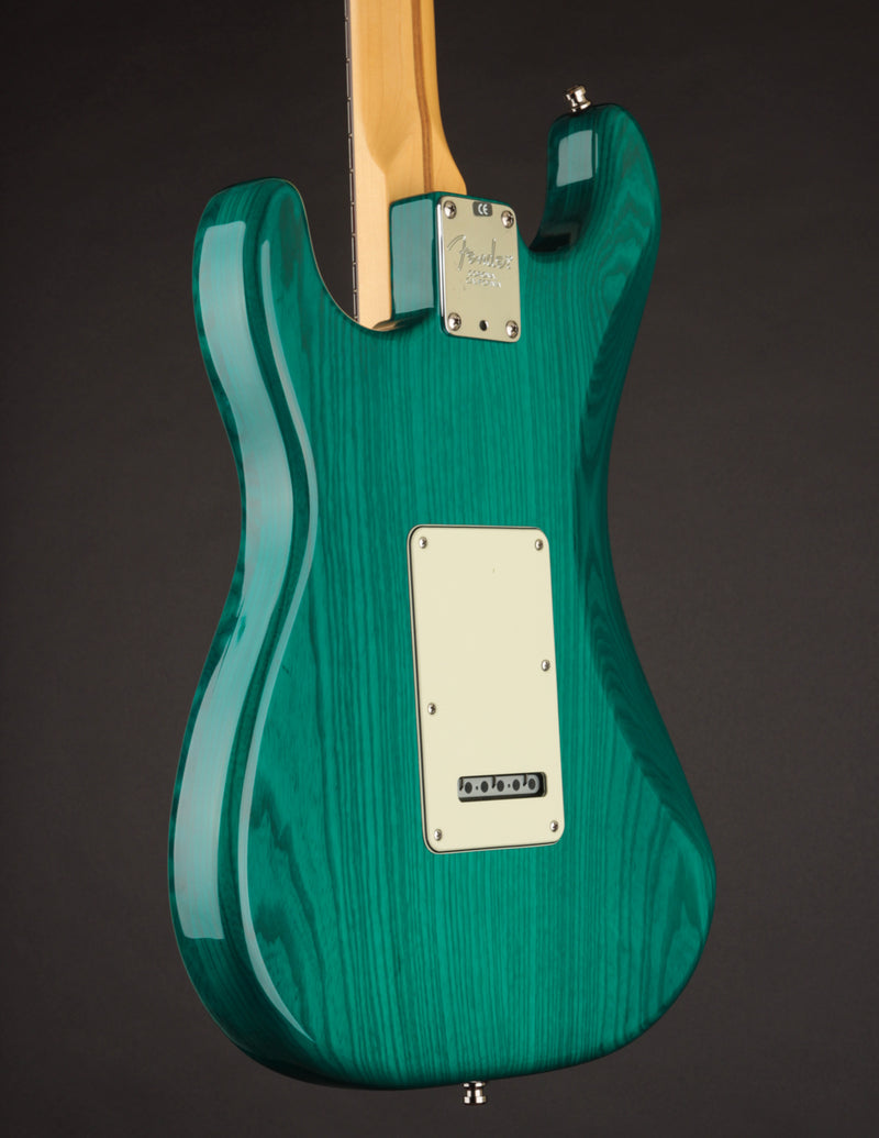 Fender American Deluxe Stratocaster Designer Edition, Transparent Teal Green (USED, 2000)