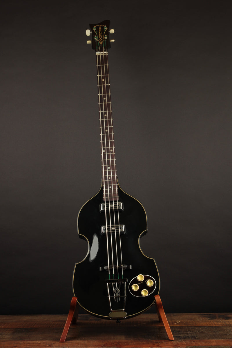Hofner Custom Shop V58 500/1 Violin Bass, Black (USED)