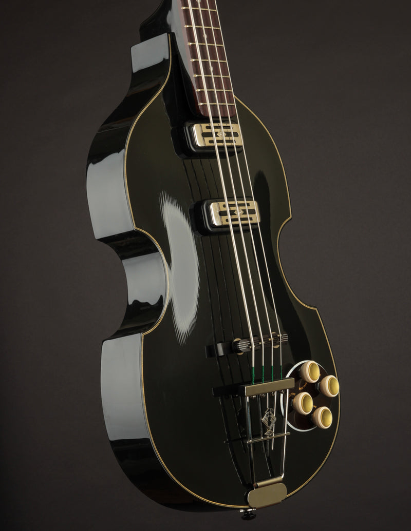 Hofner Custom Shop V58 500/1 Violin Bass, Black (USED)
