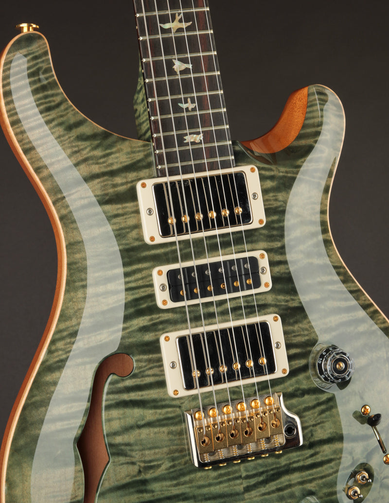 PRS Special 22 Semi-Hollow Limited Wood Library, Trampas Green (USED, 2018)