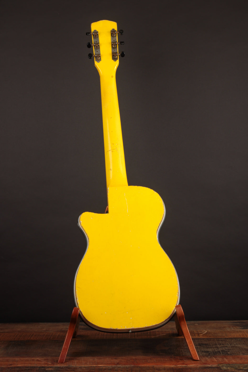 1956 Harmony H42 Stratotone Newport, Yellow | The Music Emporium