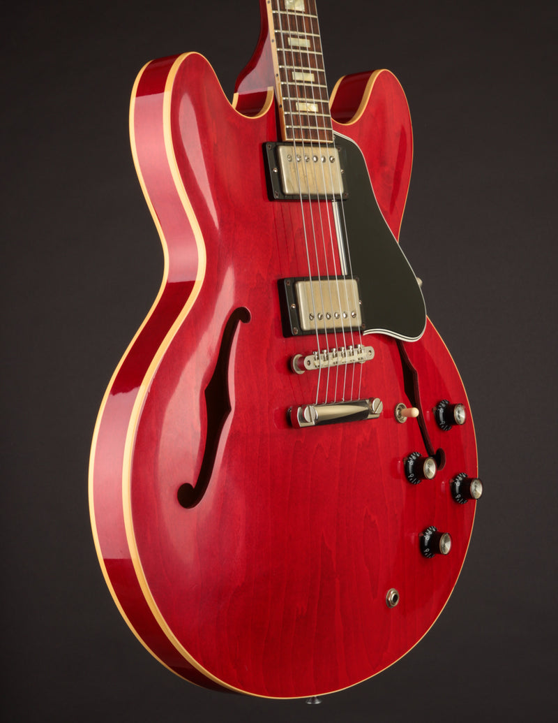 Gibson Custom 1963 ES-335 Memphis Block Reissue, Cherry (USED, 2015)