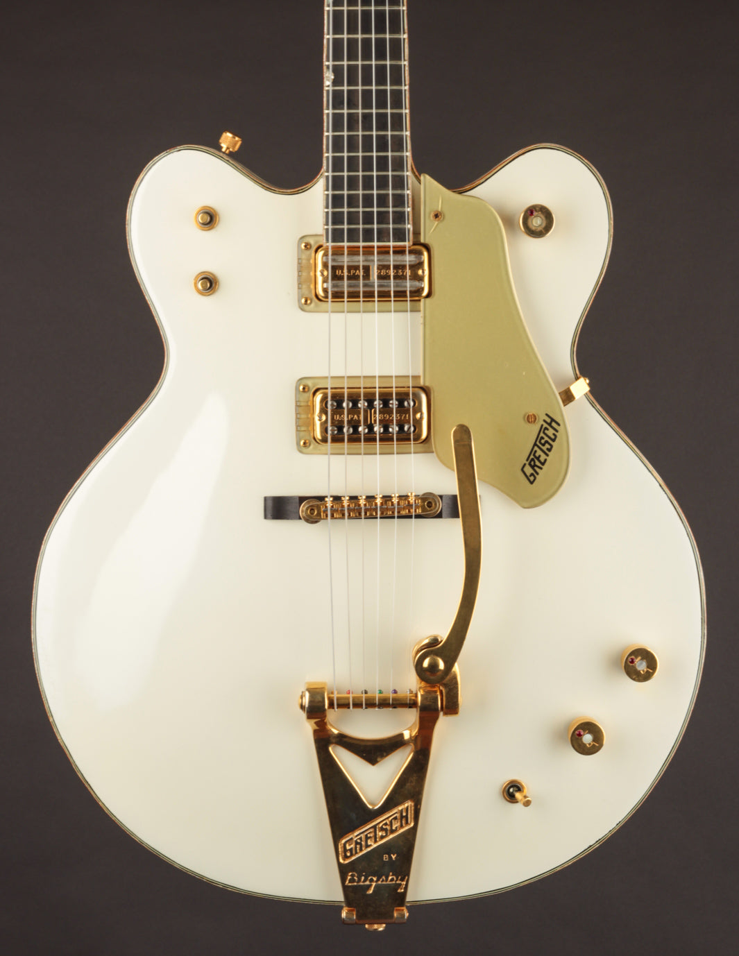 Gretsch G6636T Players Edition White Falcon Center Block Electric Guitar White — Andy Babiuk's Fab Gear | GUILD/A-150 Sa GRETSCH White Falcontype | その他 | ギルド