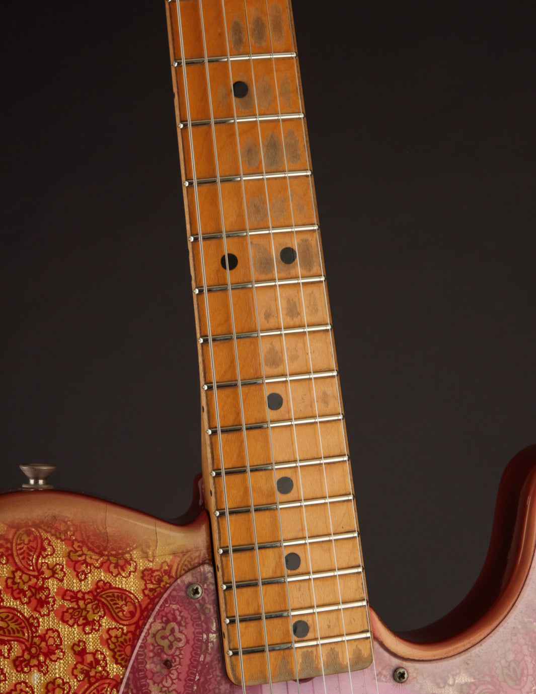 1968 Red Paisley Telecaster at The Music Emporium