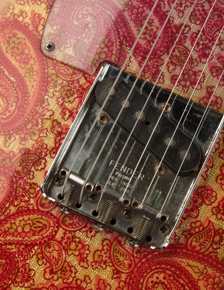 1968 Red Paisley Telecaster at The Music Emporium