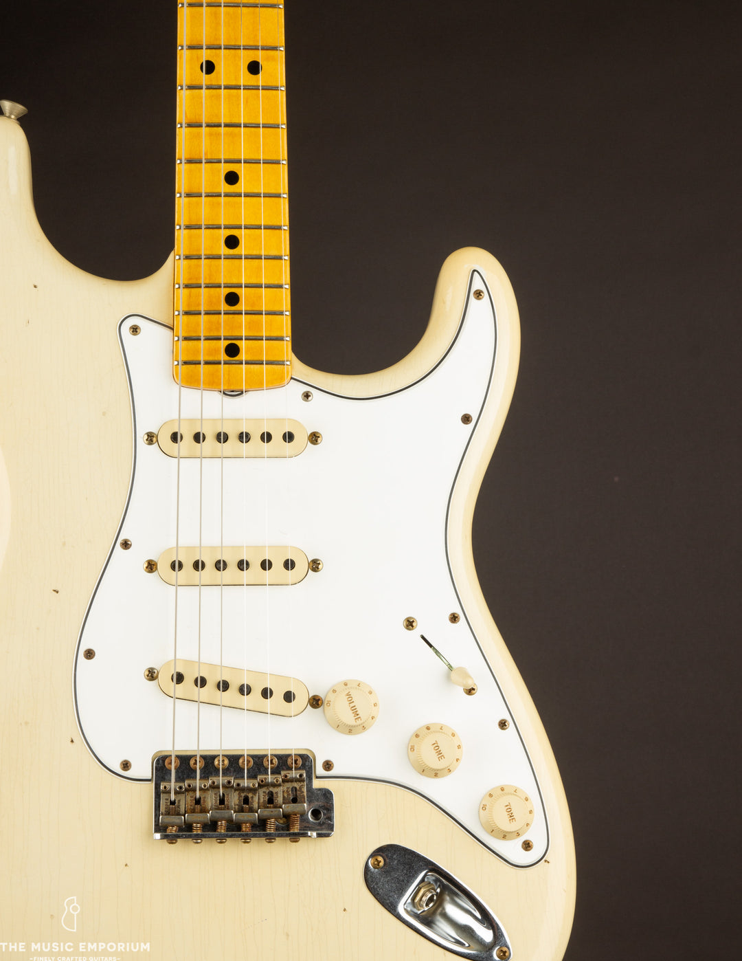 68 Stratocaster Aged Olympic White | The Music Emporium