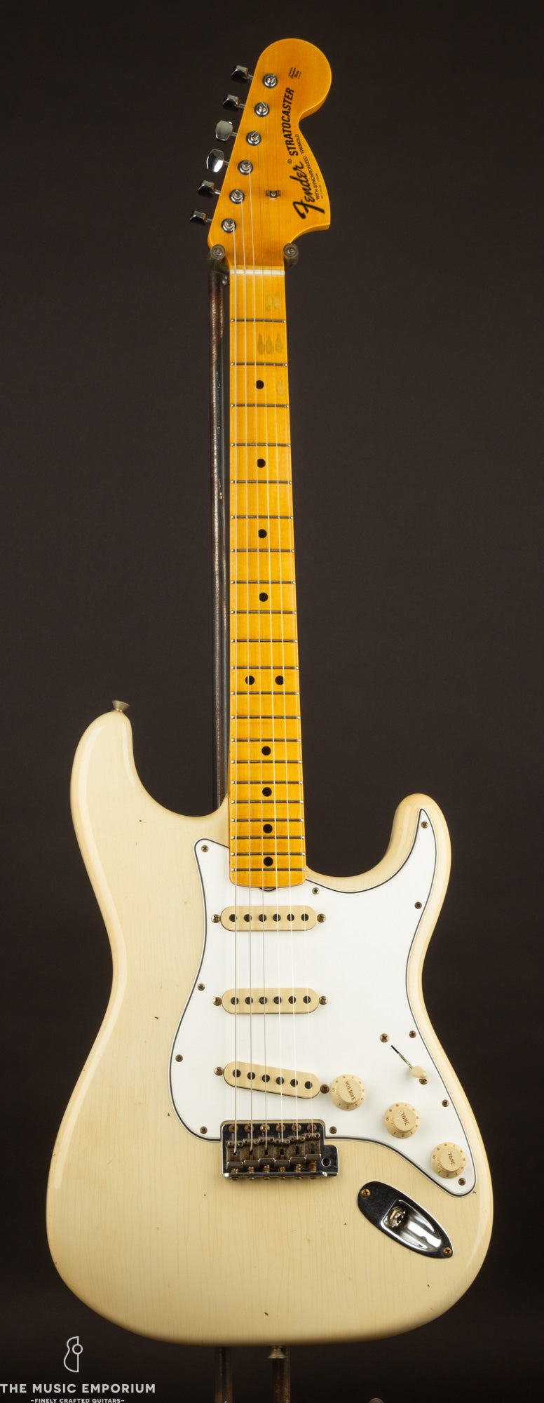 ★Custom Relic OlympicWhite Stratocaster★ Fender Custom Shop Time Machine 1968 Stratocaster Relic
