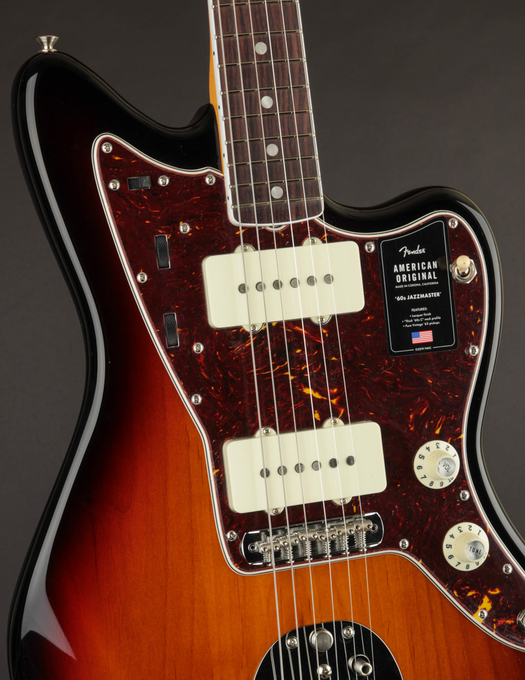 Fender American Original '60s Jazzmaster, Sunburst/Rosewood