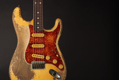 Fender Custom Shop '63 Hardtail Stratocaster Olympic White Heavy Relic