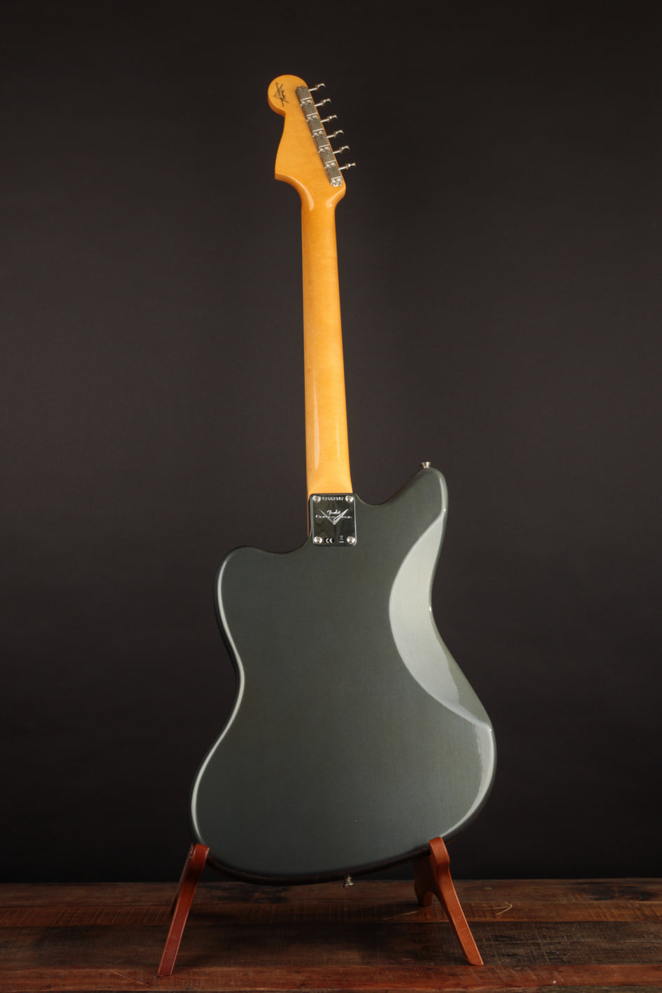 Fender CS Jazzmaster Aged Charcoal Frost Metallic | The Music Emporium