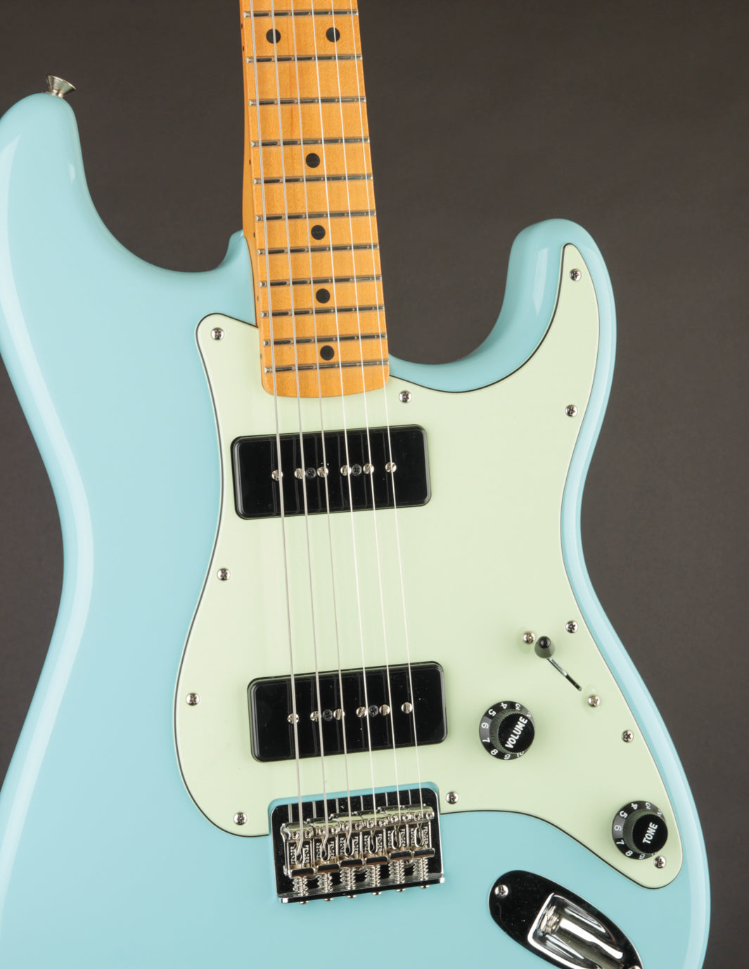 Fender Noventa Stratocaster Daphne Blue | The Music Emporium