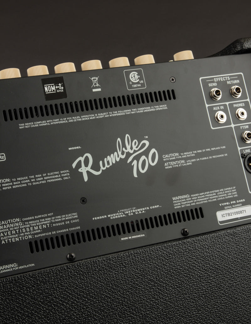 Fender Rumble 100 Bass Amp