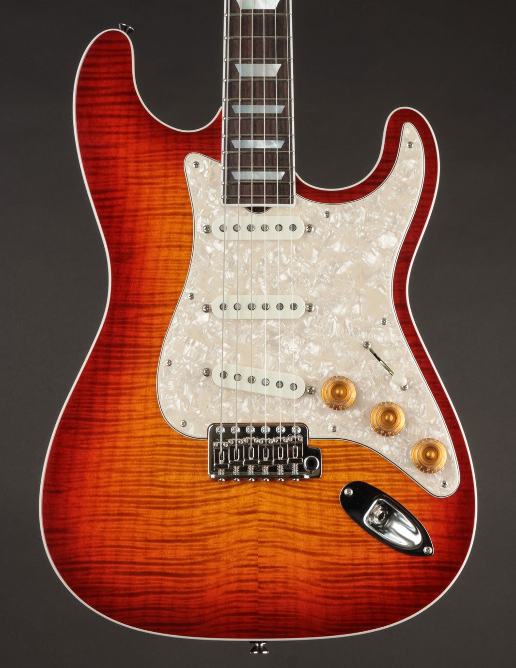Grosh NOS MT-59 Deep Vintage Cherry Burst #1 of 2