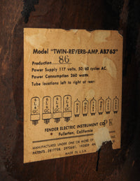 Fender Twin Reverb (USED, 1966)