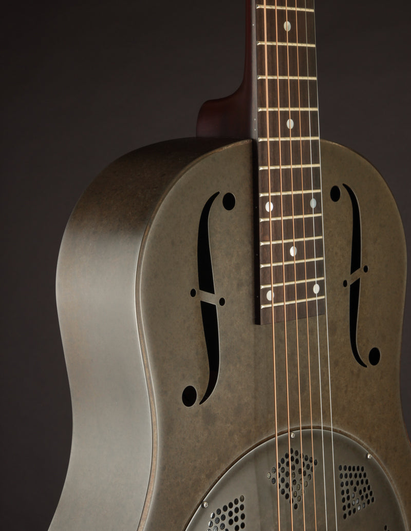 National NRP 12-Fret Weathered Steel