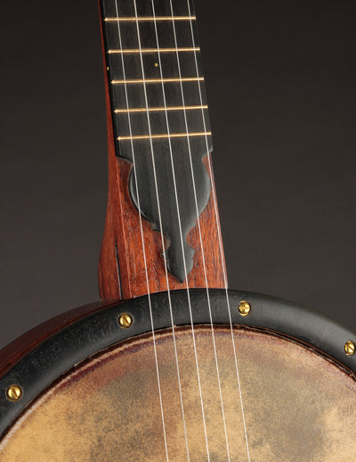 Carolina Banjo Company 11" Walnut w/Carved Peghead