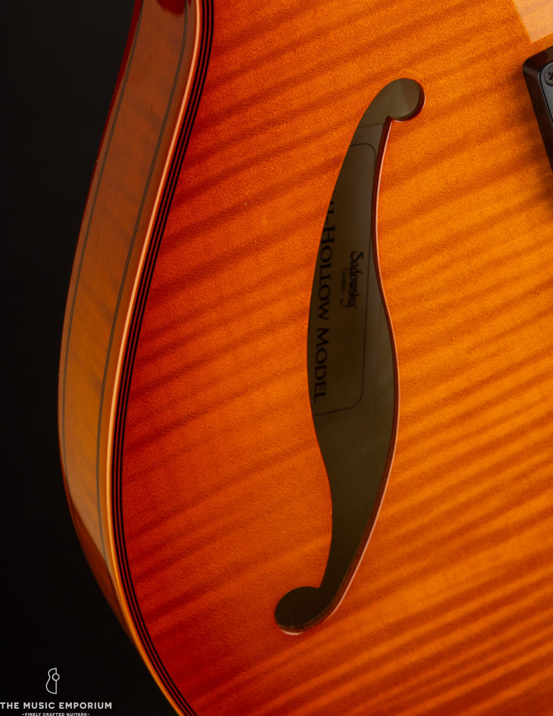 Sadowsky Archtop Violin Burst Guitar at The Music Emporium